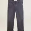 Herren-Chinos in Blau mit Used-Look