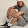 Herren-Francy aus Leder mit Lederstern und Fersenlasche