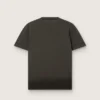 Herren-Hemd aus anthrazitfarbenem Baumwolljersey mit perforiertem Herz