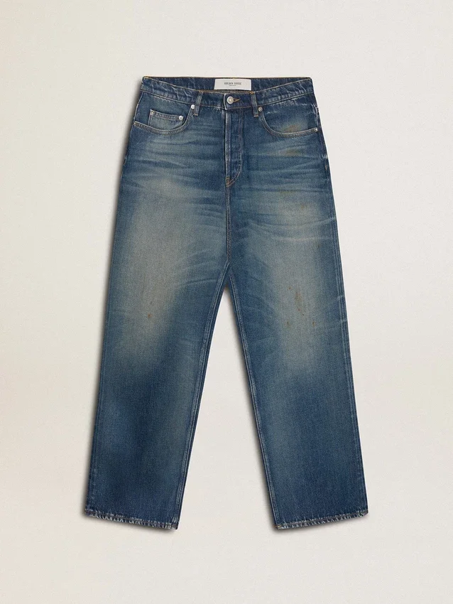 Herren-Jeans in lockerer Passform und mittlerer Waschung zum chinesischen Neujahr