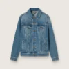 Herren-Jeansjacke mit mittlerer Waschung