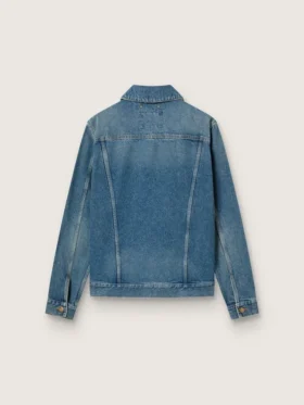 Herren-Jeansjacke mit mittlerer Waschung