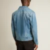 Herren-Jeansjacke mit mittlerer Waschung