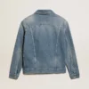 Herren-Jeansjacke mit mittlerer Waschung