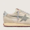 Herren-Marathon mit beigem Nylon-Obermaterial und grauem Stern