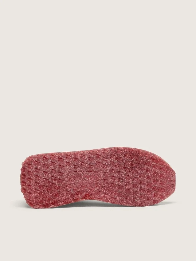 Herren-Marathon mit beigem Nylon-Obermaterial und grauem Stern