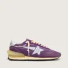 Herren-Marathon mit violettem Nylon-Obermaterial und weissem Stern