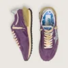 Herren-Marathon mit violettem Nylon-Obermaterial und weissem Stern