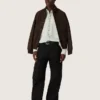 Herren-Marathon Speed aus blauem Nappa mit aufgedrucktem Stern und silberner Fersenlasche aus Leder