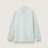 Herren-Overshirt aus hellblauem Denim