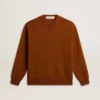 Herren-Pullover mit Rundhalsausschnitt und Logo auf dem Rücken
