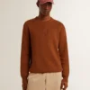 Herren-Pullover mit Rundhalsausschnitt und Logo auf dem Rücken