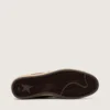Herren-Sneaker «Ball Star» aus braunem Wildleder mit braunem Lederstern und Fersenlasche