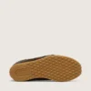 Herren-Sneaker «Marathon Speed» aus Leder mit braunem Schlangenprint, schwarzem Stern und silberner Fersenlasche aus Leder