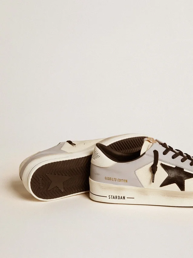 Herren-Stardan LTD aus Nappa und Leder mit Stern aus Wildleder und Fersenlasche aus Leder