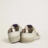 Herren-Super-Star LTD aus Wildleder mit braunem Lederstern und Fersenlasche aus Metallic-Leder