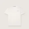 Herren-T-Shirt aus vintage-weissem Baumwolljersey