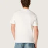 Herren-T-Shirt aus vintage-weissem Baumwolljersey