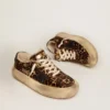 Herrenmodell «Space-Star» aus Ponyleder mit Animal-Print und Lammfellfutter