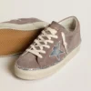 Hi Star für Damen aus Wildleder mit silbernem Lederstern und Lederlasche an der Ferse