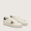 Hi Star mit Swarovski-Kristallstern und schwarzer Lederlasche am Fersenbereich