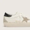Hi Star mit Swarovski-Kristallstern und schwarzer Lederlasche am Fersenbereich