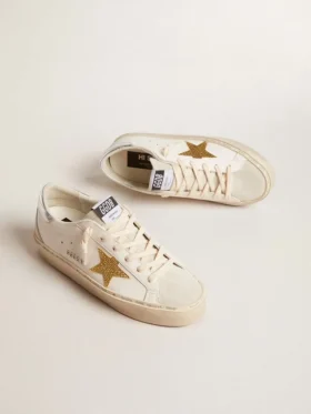 Hi Star mit Swarovski-Kristallstern und silberner Lederlasche an der Ferse