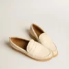 Jerry-Loafer aus butterweissem Leder