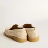 Jerry-Loafer aus butterweissem Leder