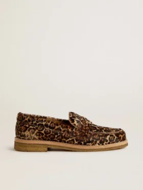 Jerry-Loafer für Damen aus Ponyleder mit Leopardenmuster