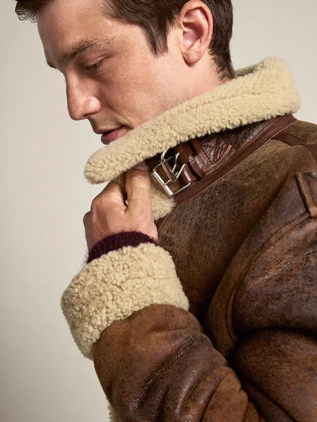 Journey-Kollektion Arvel-Lammfelljacke