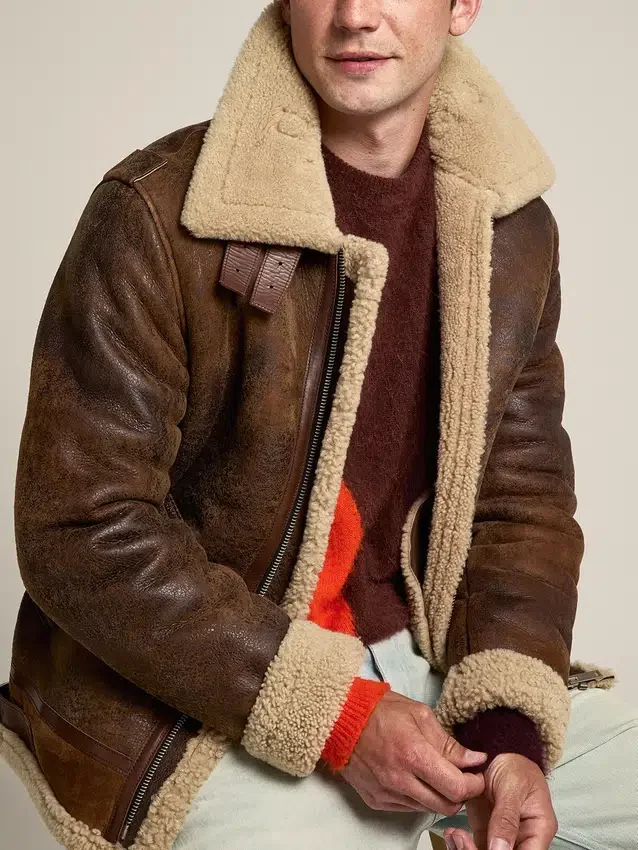 Journey-Kollektion Arvel-Lammfelljacke