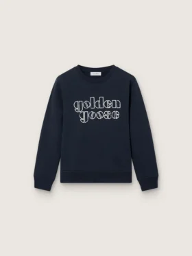 Journey-Sweatshirt für Jungen aus blauer Baumwollmischung mit kontrastierendem Logo