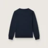 Journey-Sweatshirt für Jungen aus blauer Baumwollmischung mit kontrastierendem Logo