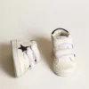June Junior aus Nappa mit dunkelblauem Stern aus Wildleder und Fersenlasche
