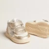 June Junior aus Nappa und metallischen Ledereinsätzen mit Glitzerstern