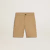 Jungenshorts aus beiger Baumwolle