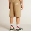 Jungenshorts aus beiger Baumwolle