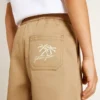 Jungenshorts aus beiger Baumwolle