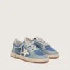 Junior Ball Star in Hellblau und Denimblau aus Wildleder mit weissem Lederstern