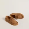 Junior-Cruise-Loafer aus hellbraunem Wildleder