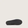 Junior-Cruise-Loafer aus schwarzem Leder im Distressed-Look