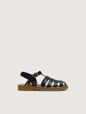 Junior-Sandalen «Maxime» aus marineblauem Leder