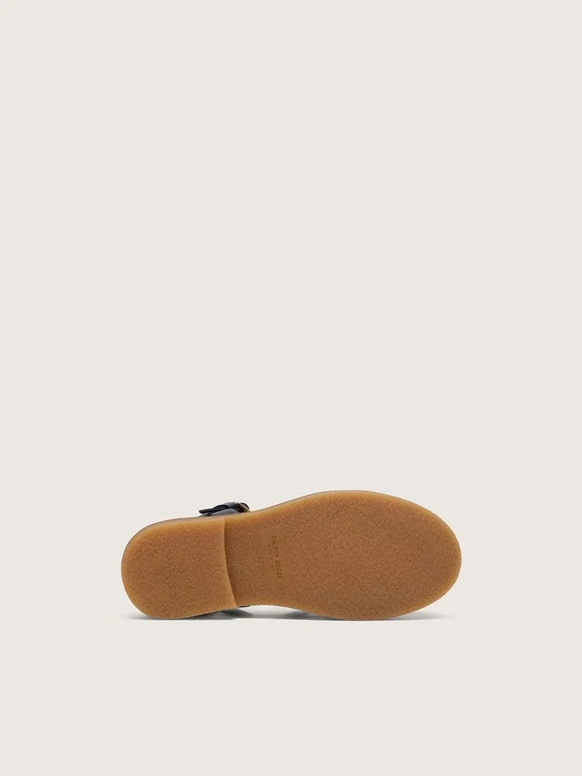 Junior-Sandalen «Maxime» aus marineblauem Leder