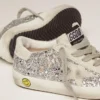 Junior Super-Star mit silbernem Glitzer und Wildlederdetails