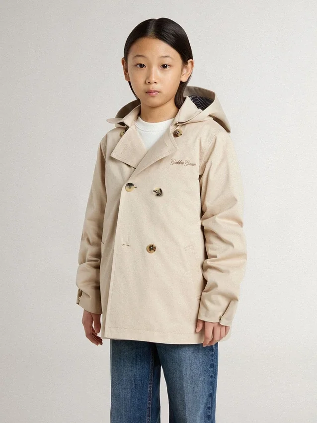 Kinder-Trenchcoat mit herausnehmbarer Innenweste