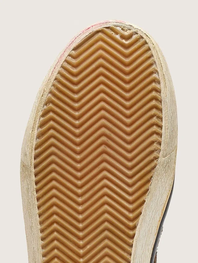 LAB-Slide-Sneaker für Damen aus tabakfarbenem Wildleder mit Kristallen und einem Stern aus tabakfarbenem Wildleder