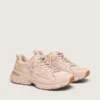 Lightstar für Damen mit Obermaterial aus rosa Leder und Mesh sowie rosa Stern