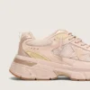 Lightstar für Damen mit Obermaterial aus rosa Leder und Mesh sowie rosa Stern