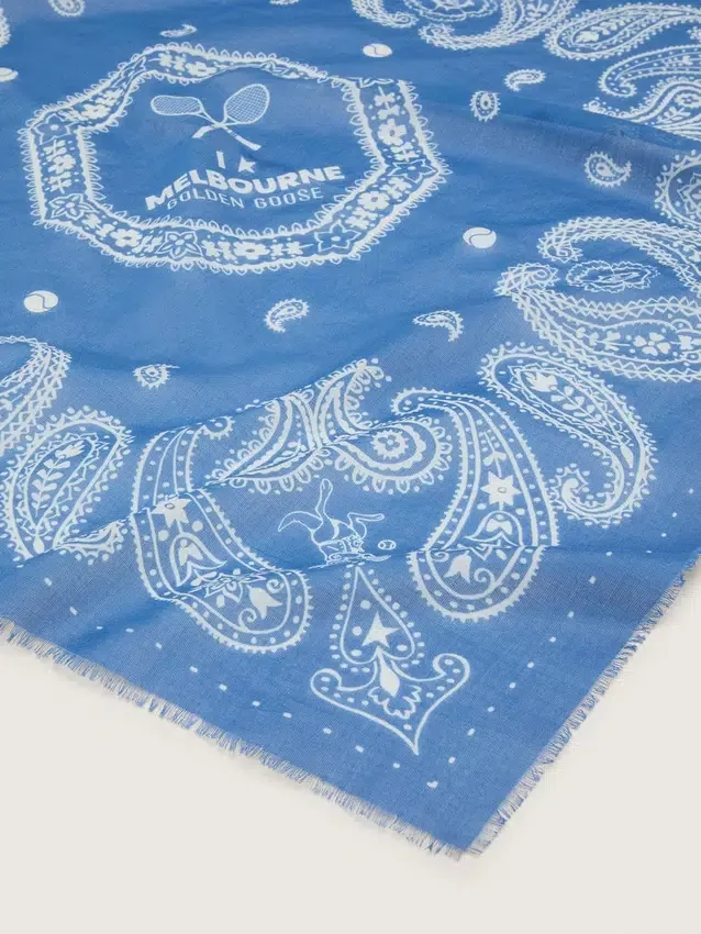 LTD-Paisley-Schal mit «I love Melbourne»-Aufdruck